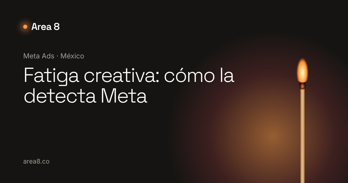 Fatiga creativa en Meta Ads: cómo la detecta Meta y qué hacer en una cuenta que invierte fuerte